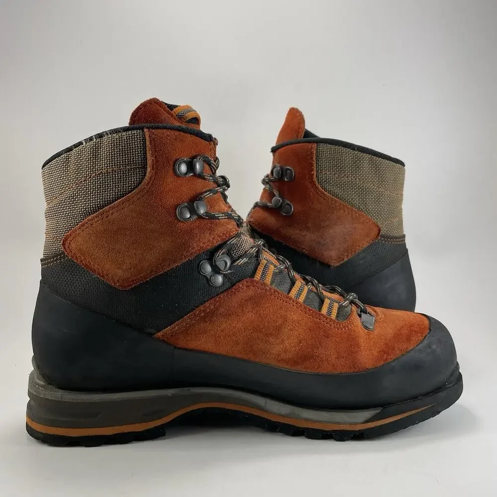 Lowa Cevedale Pro GTX Boots Mens Size 8/41 Orange Black Mountaineering Hiking
